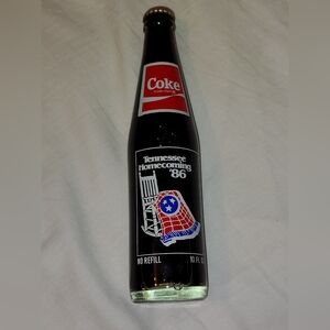 Vintage Coca-Cola Homecoming 1986 Celebration Centennial Bottle Glass 10oz